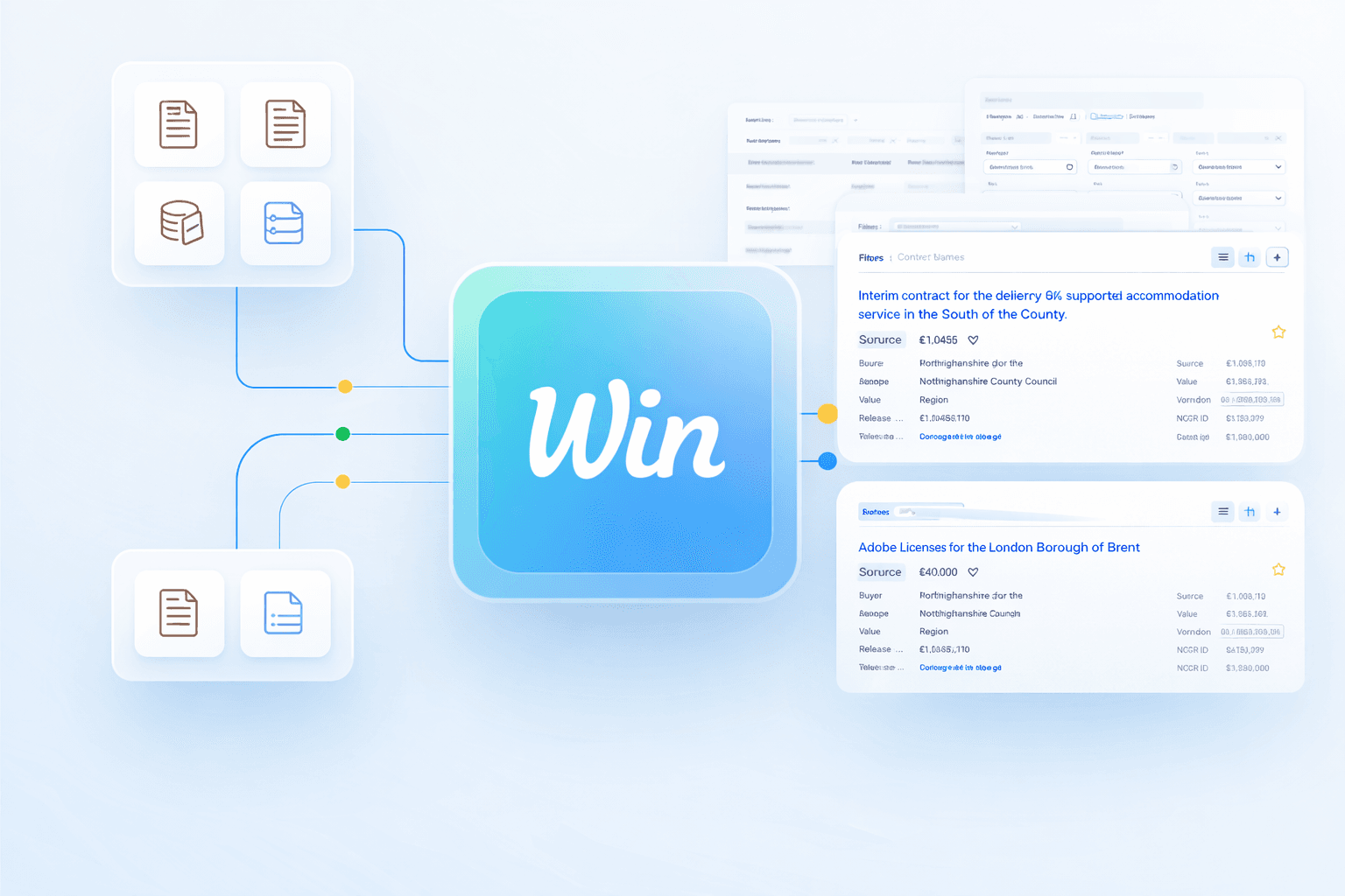 WinAContract Dashboard Interface